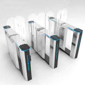 304 Stainless Steel Speed Gate Access Control Sliding Employee Turnstiles Anti