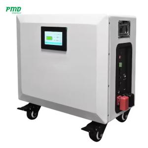 New Design Lifepo4 Battery Diy Box Stand Type With Wheels 48v 51.2v Home Solar