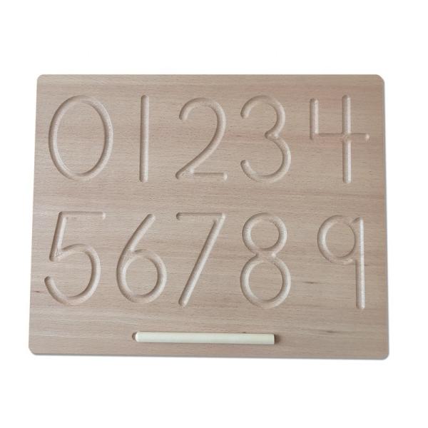 Quality Alphabets Board 29cm Wooden Math Toy Counting Teaching Language wholesale