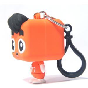 Custom Rubber 3D Soft PVC Keychain, Plastic Customized Miniature Keychain PVC