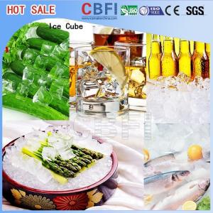 Fast Frozen Ice Cube Making Machine Crystal / Clear Ice Maker Stainless Steel