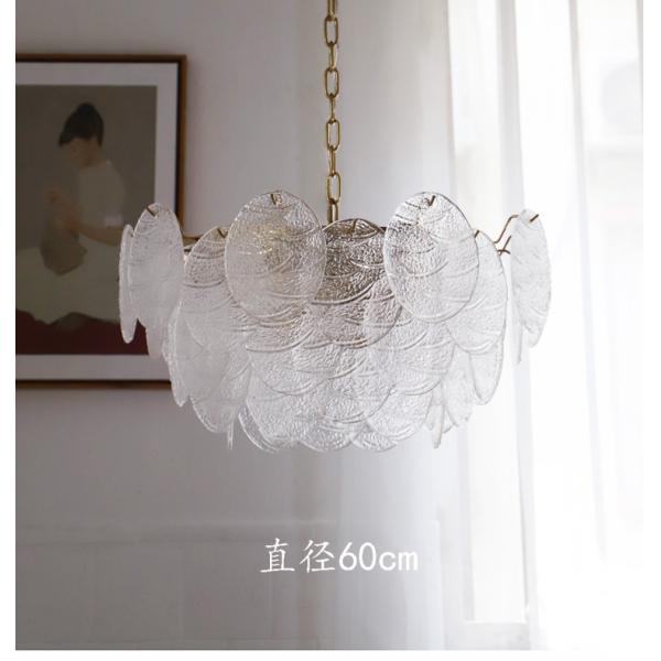 Modern Frosted Diamond Glass Chandelier Luxury Lustre Lighting（WH-CY-251）
