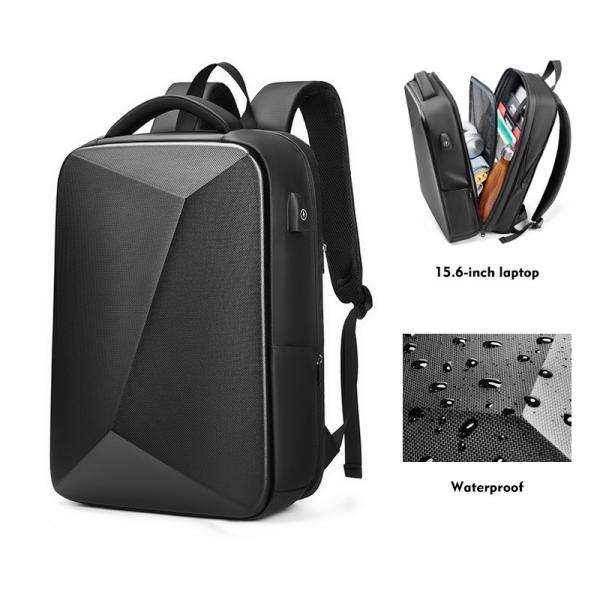 High Quality Waterproof Hard Shell Anti-theft Mochila 15.6 inch Men Business