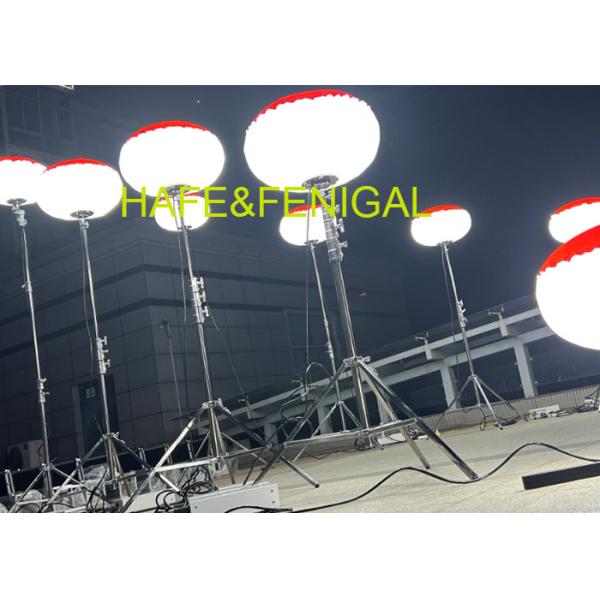 Glare Free 400w Led Safety Balloon Lights Tower System For Construction Sites
