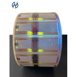 Rolls Packaging of Wine Label Stickers with Permanent Adhesive