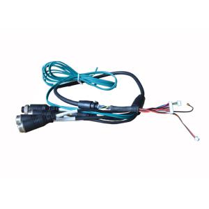 5 pin wires DC connection cable black color water proof for monitoring camera