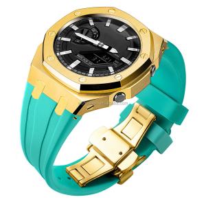 Cheap Stainless Steel Watch Case And Bracelet For Casio Ga2100 Five Generation Modification for sale