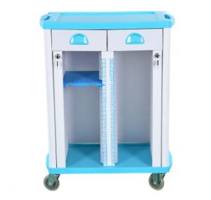 Cheap Hospital Medical Storage Cabinets On Wheels , Assembled Medical Chart Cabinets for sale