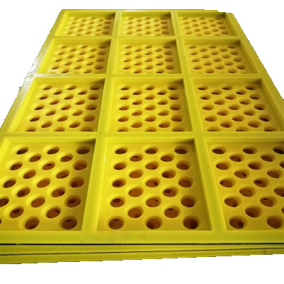 Quality Round Polyurethane screen panel mat self cleaning vibrating screen mesh 10mm aperture wholesale