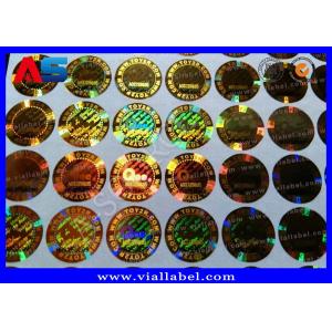 Anti - Fake Security Hologram Stickers For 10ml Vial Label Boxes 3d hologram