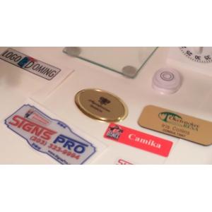 Gear Pump Custom Plastic Printing Dome Epoxy Sticker Label Machine with Metering