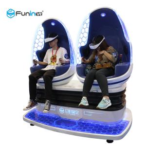 2 Seats 9D Virtual Reality Simulator 1 Year Warranty / VR Egg Cinema