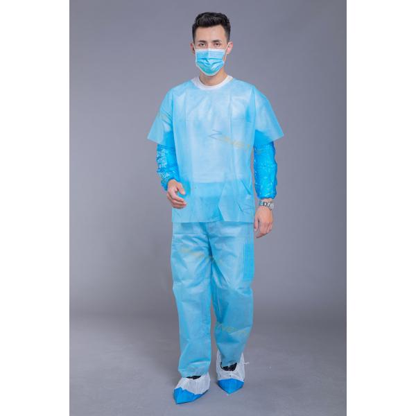 Unisex Skin Friendly 35GSM PP Surgical Scrub Suits