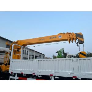 SHACMAN 12 Ton Truck With 5 Section Telescopic Boom 360 Degree Rotation Angle