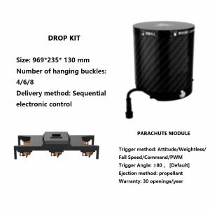 ZAi 10KG Payload Multi Rotor Drones With Drop Kit Industrial Drones