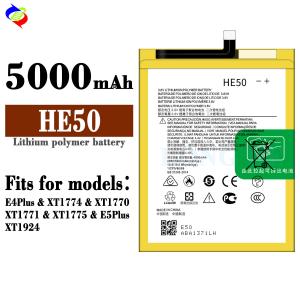 5000 mAh Capacity Mobile Internal Replacement Battery HE50 For Motorola Moto E5