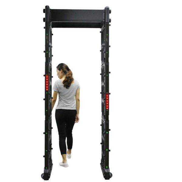 Portable Walk Through Gate Metal Detector For Public Security Checking , 20W
