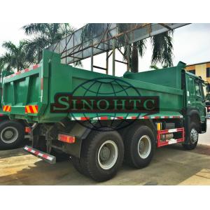 U Shape 12 - 20 Cubic Tipper Truck , 3 Axle 20 - 30 Ton Dump Truck LHD Steering