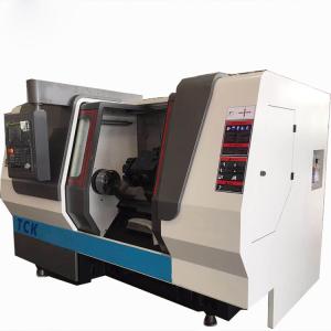 TCK6340 Small Slant Bed Lathe CNC Turning Center For Processing Steel And Cast