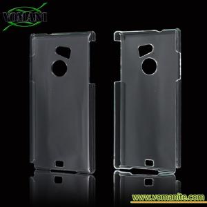 Customized Clear Plastic sublimation case for Fujitsu F-01H