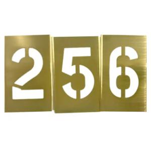 Custom Adjustable Brass Interlocking Stencil Letter And Figure