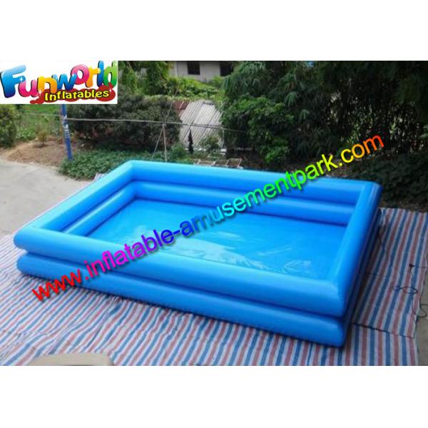 Quality Heat Sealed Rectangle Inflatable Swimming Pool , 2 Layers Inflatable Water pools wholesale