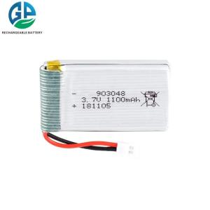 IEC62133 Lithium Polymer Battery Pack 3.7v 20C Discharge Rate 903048 1000mah Rc