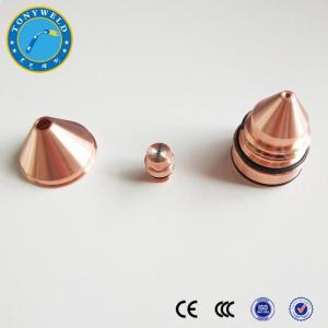 PT36 Nozzle Electrode Shield Plasma Cutting Torch Parts , Plasma Torch