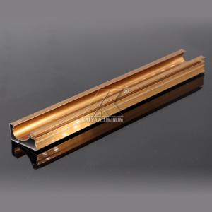 China Golded Anodized CQC Handle For Kitchen Cabinet Aluminum Extrusted Profile on sale