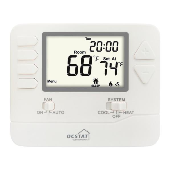 Quality Riseem 230V Electronic 7 Day Programmable Home Thermostat Blue Backlight Customized Color wholesale