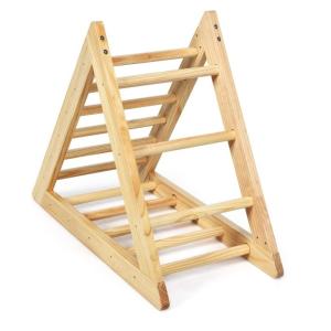 Wooden Climbing Triangle Ladder Triangle Climber with Climbing Ladder for