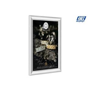 Customized Size Silver Coloar Aluminum Snap Open Frame Poster Display Case