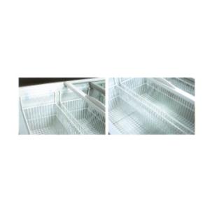 2.1M Long Meat / Fish Display Freezer , Supermarket Island Freezer Painted