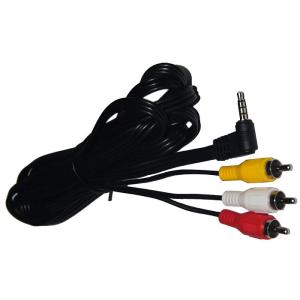 Cheap 3.5mm AV Right Jack Plug to 3 RCA Male Video Audio Adapter Cable for sale