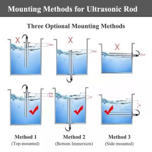 Digital LCD 3000W Ultrasonic Cleaning Machine Titanium Alloy Rod Immersible
