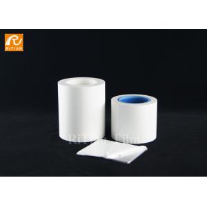 China PE Material White Plastic Film Roll Medium Adhesive Scratch Resistant on sale