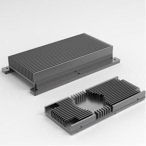 China Precision Custom Aluminum Extrusion Aluminum Alloy Radiator CNC machining on sale