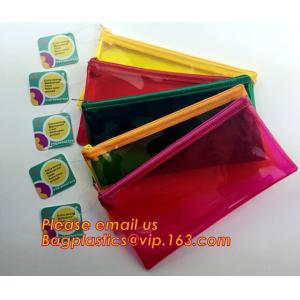 lovely water-proof pencil case promotional plastic mateiral pencil bag