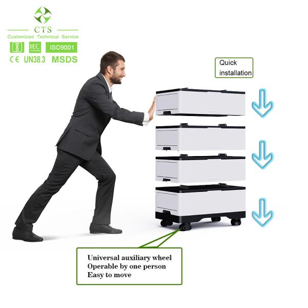 Quality 48v 100ah stackable battery pack lithium ion storage solar system lithium battery wholesale