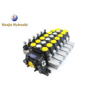 Dcv Series 100lpm Manual Control Hydraulic Section Valve 6 Spools With High