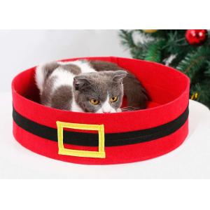 China Christmas Decoration 3mm 35*10cm Wool Felt Pet Cave For Cat on sale