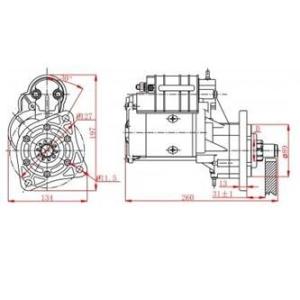 Engine Tractor Starter Motor With Spare Parts Fit Boss COMPAIR 63227419 112819