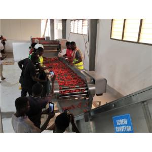 304 Stainless Steel 600T/D Tomato Processing Line