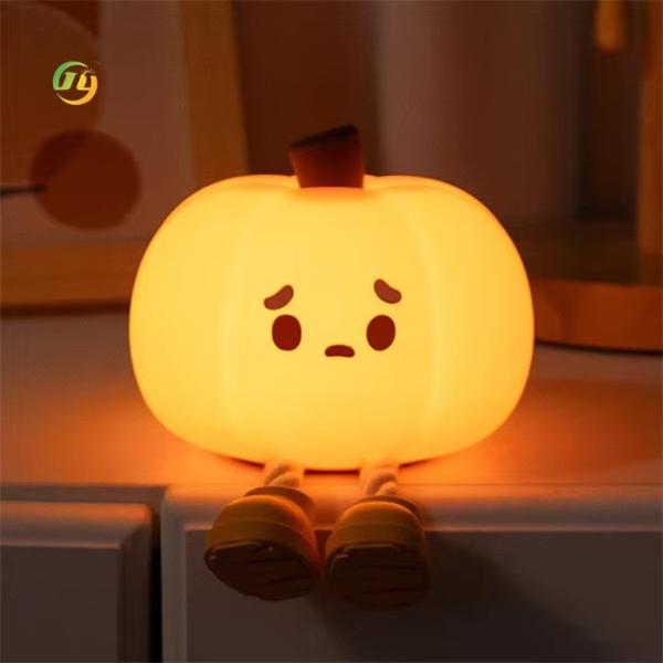 Modern Pendant Light Cute And Interesting Silicone Pumpkin Lamp For Restaurant