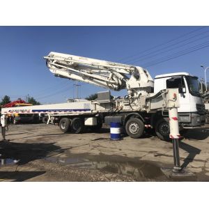 Good Condition Concrete Trailer Pump Zoomlion 47m Used Pump Truck