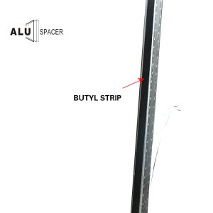 HTY 2021 Aluminum spacer bar with Butyl Tape Attached