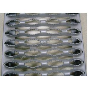 1.5mm Thickness Crocodile Mouth Perforated Metal Mesh For Walkway