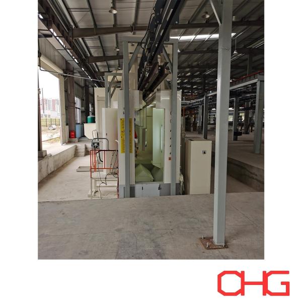 Quality Automatic Powder Coating Line for Customized Metal Substrates Spray Painting System wholesale