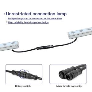 DC24V IP65 24W LED DMX Lighting RGB RGBW Programmable Rgb Christmas Lights