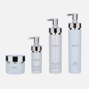 Cheap 40ml/120ml/140ml/50g Glass Transparent cylindrical Smooth with Golde pump for cosmetic packaging bottle for sale